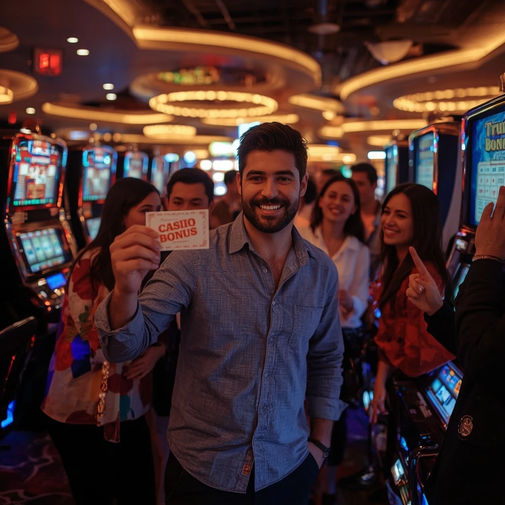 a person with a Vulkanvegas Casino bonus